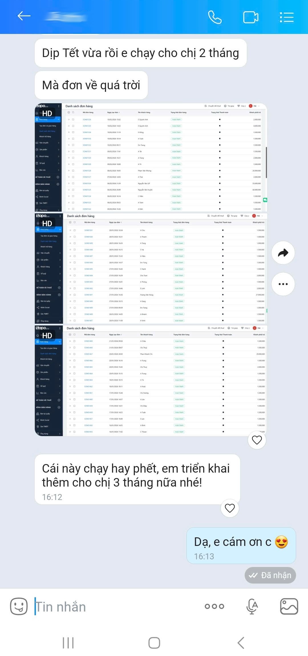 Phản hồi khách hàng 2